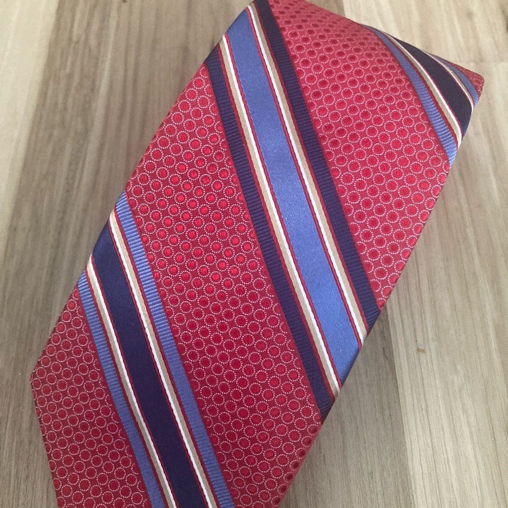 JOHN W NORDSTROM 100% Preppy Silk Neck Tie Multicolor Striped